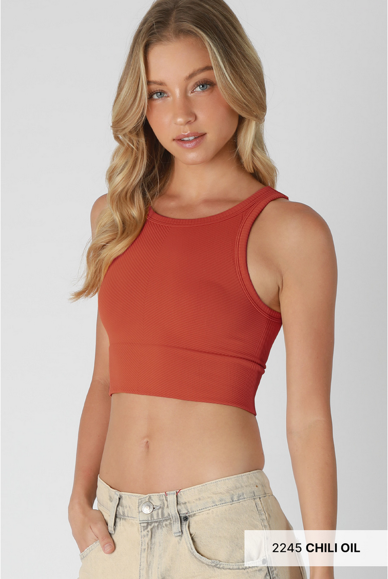 Nikibiki Chevron Crop Top | Salty Skies