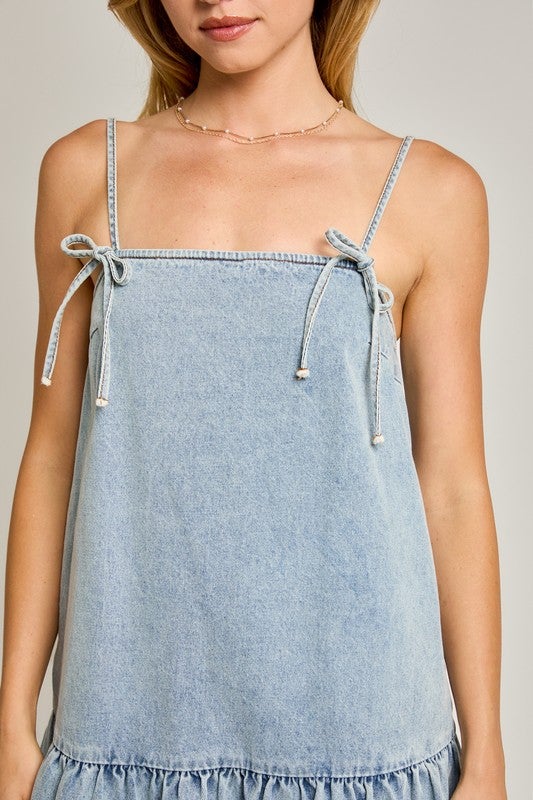 lelis denim dress Sundry Denim Dress
